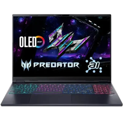 Acer Predator Helios Neo 16S AI Gaming (2025) Laptop – 2nd Series / Intel Core Ultra 9-275HX / 16inch OLED / 1TB SSD / 16GB RAM / 8GB NVIDIA GeForce RTX 5060 / Windows 11 / English Keyboard