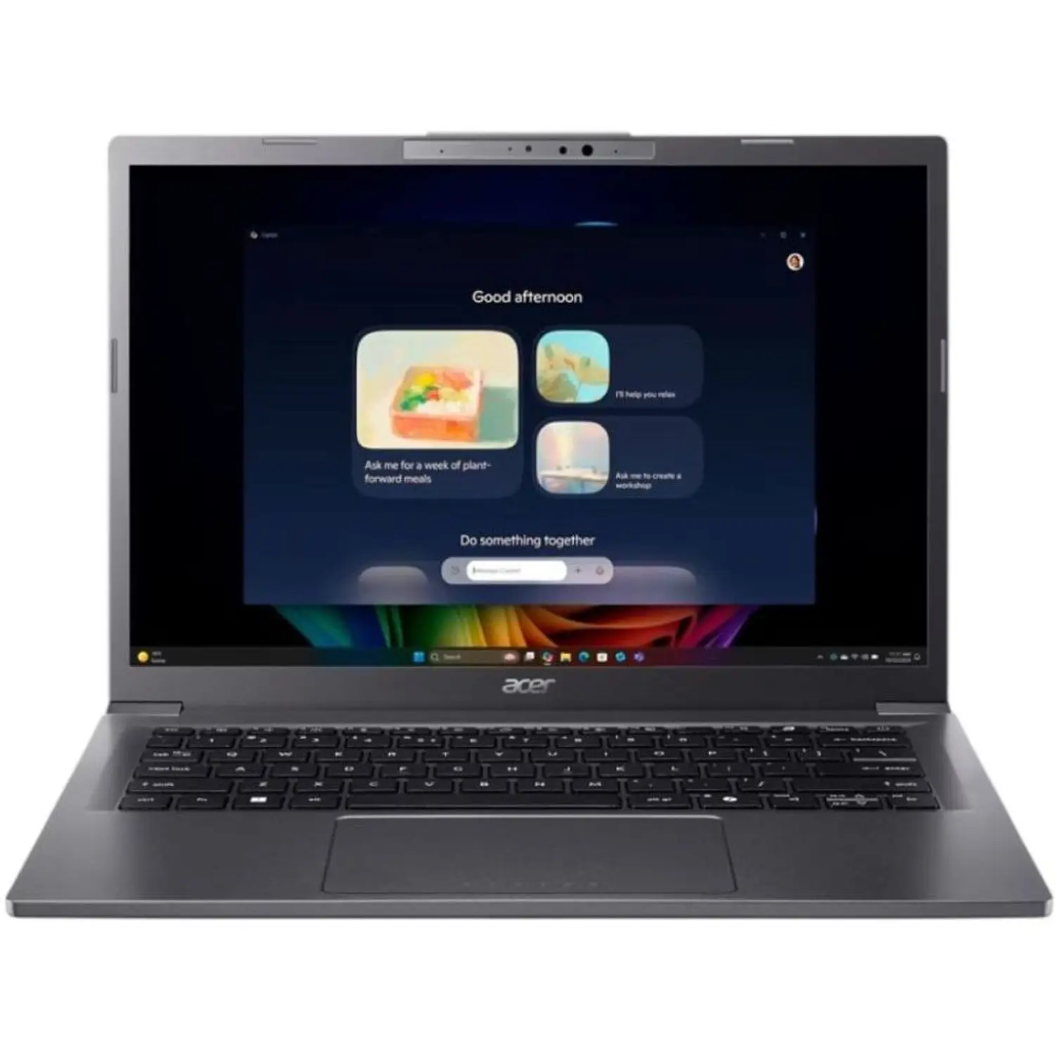 S500955697_1.webp Acer Aspire 14 (2024) Copilot+ PC – 2nd Series / Intel Core Ultra 7-258V / 14inch FHD / 1TB SSD / 32GB RAM / Shared Intel ARC 140V Graphics / Windows 11 Home / English Keyborad / Steel Gray - Image 1