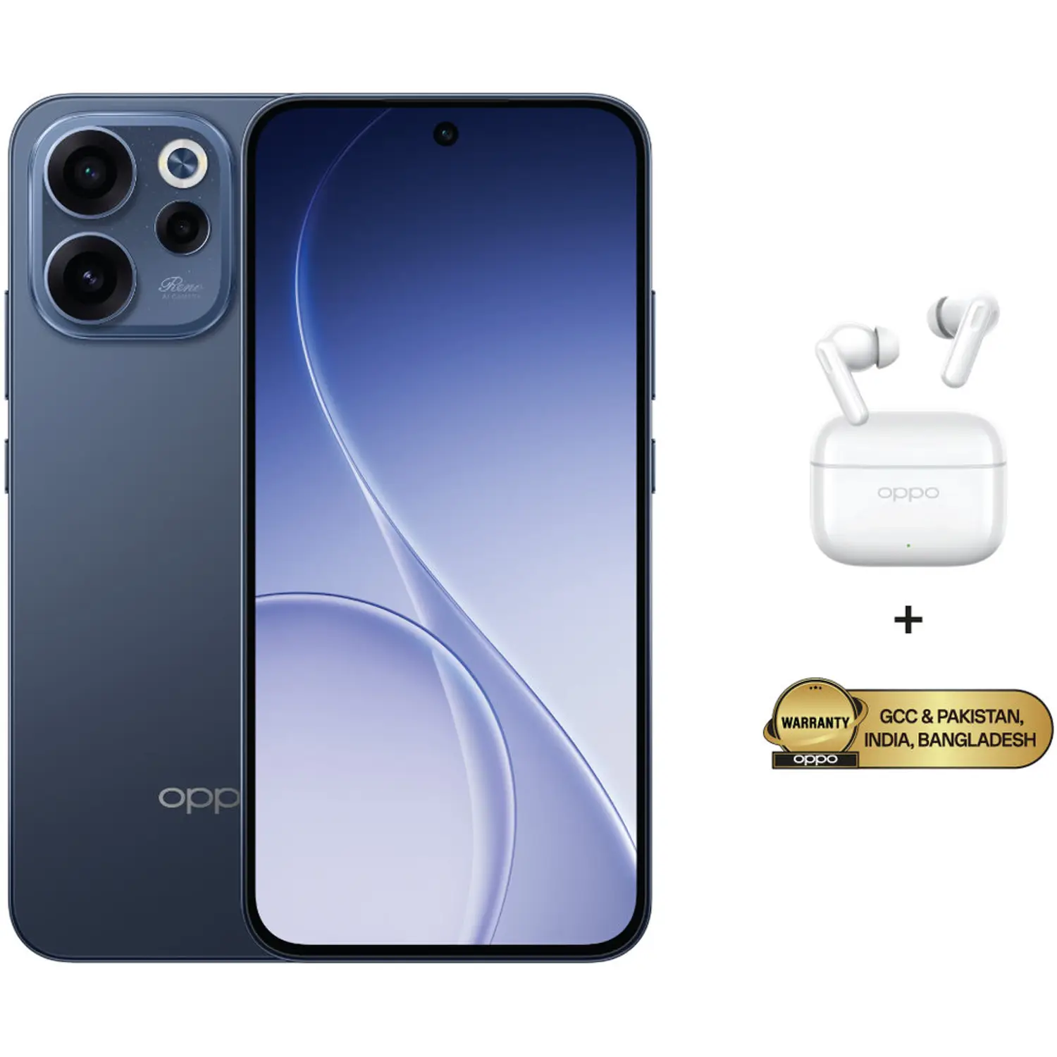 S600960953_1.webp Oppo Reno15 F 5G 512GB 12GB RAM Twilight Blue Dual Sim Smartphone + Buds3 Pro - Image 1