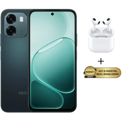 Oppo A6 5G 256GB 8GB RAM Sapphire Blue Dual Sim Smartphone + O-Choice Earbuds