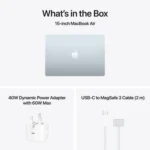 Apple MacBook Air M5 15-inch (2026) – 10-core CPU / 24GB RAM / 1TB SSD / 10‑core GPU / macOS Tahoe / English & Arabic Keyboard / Sky Blue - Image 3